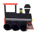 Havercamp Train Centerpiece Set – 3-Piece Cardboard Birthday Decor, Easy Assembly, 11.5x13.5 Inches