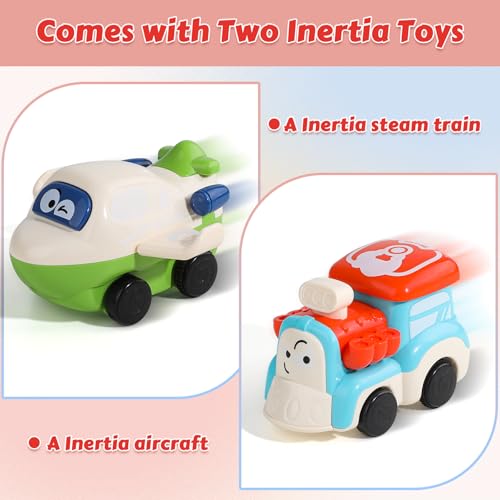 HAYXUN 10-in-1 Musical Learning Bus – Montessori Toy for 1 Year Old Girls & Boys