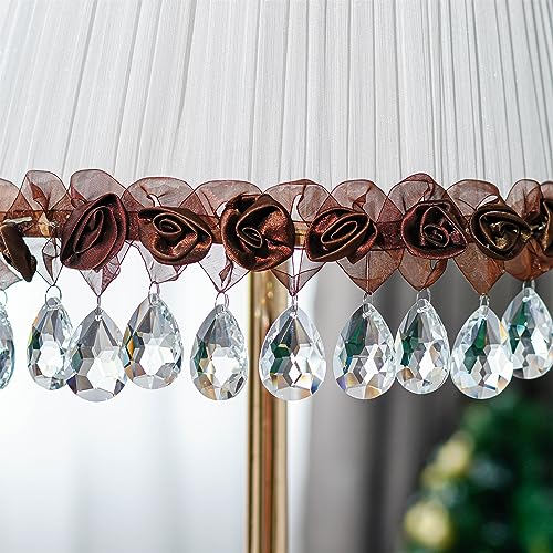 H&D 10-Pack 50mm Crystal Teardrop Prisms - Clear K9 Glass Chandelier Pendants