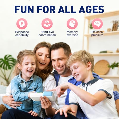 HDPERMNO Interactive Puzzle Game for Kids 8-13, Bright Blue - 3 Modes, 300+ Challenges