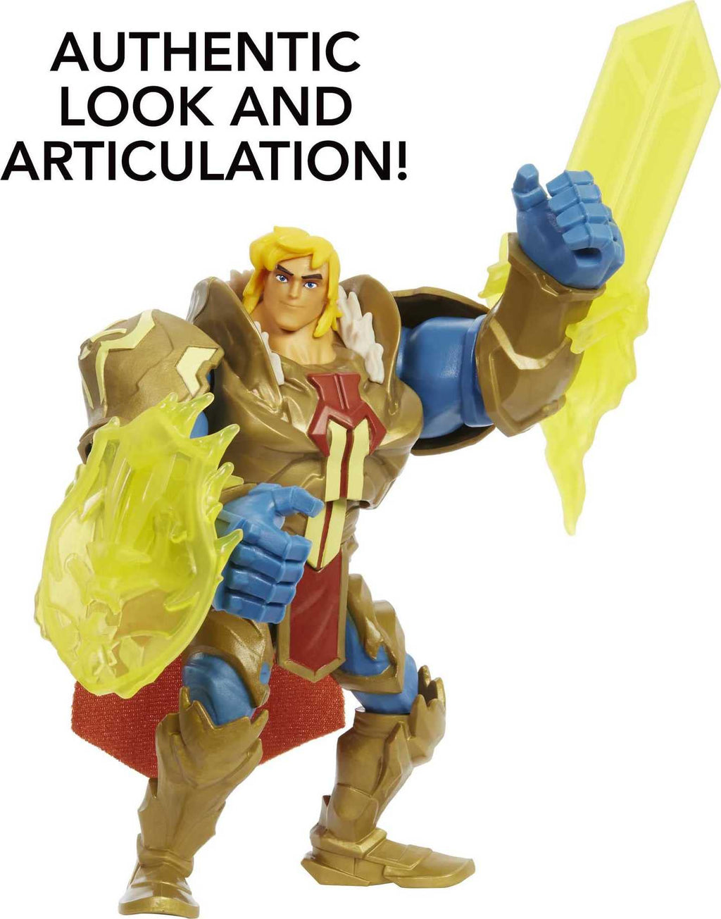 He-Man Grayskull Armor Action Figure – 5.5-in Power Attack, Shield & Weapon, Ages 4+