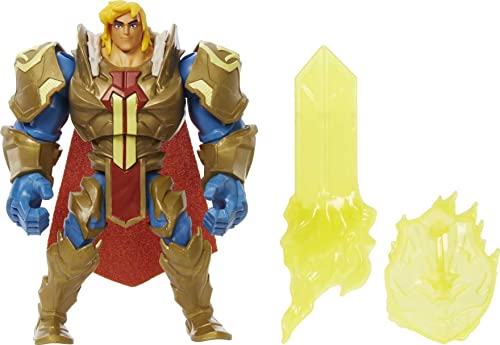He-Man Grayskull Armor Action Figure – 5.5-in Power Attack, Shield & Weapon, Ages 4+