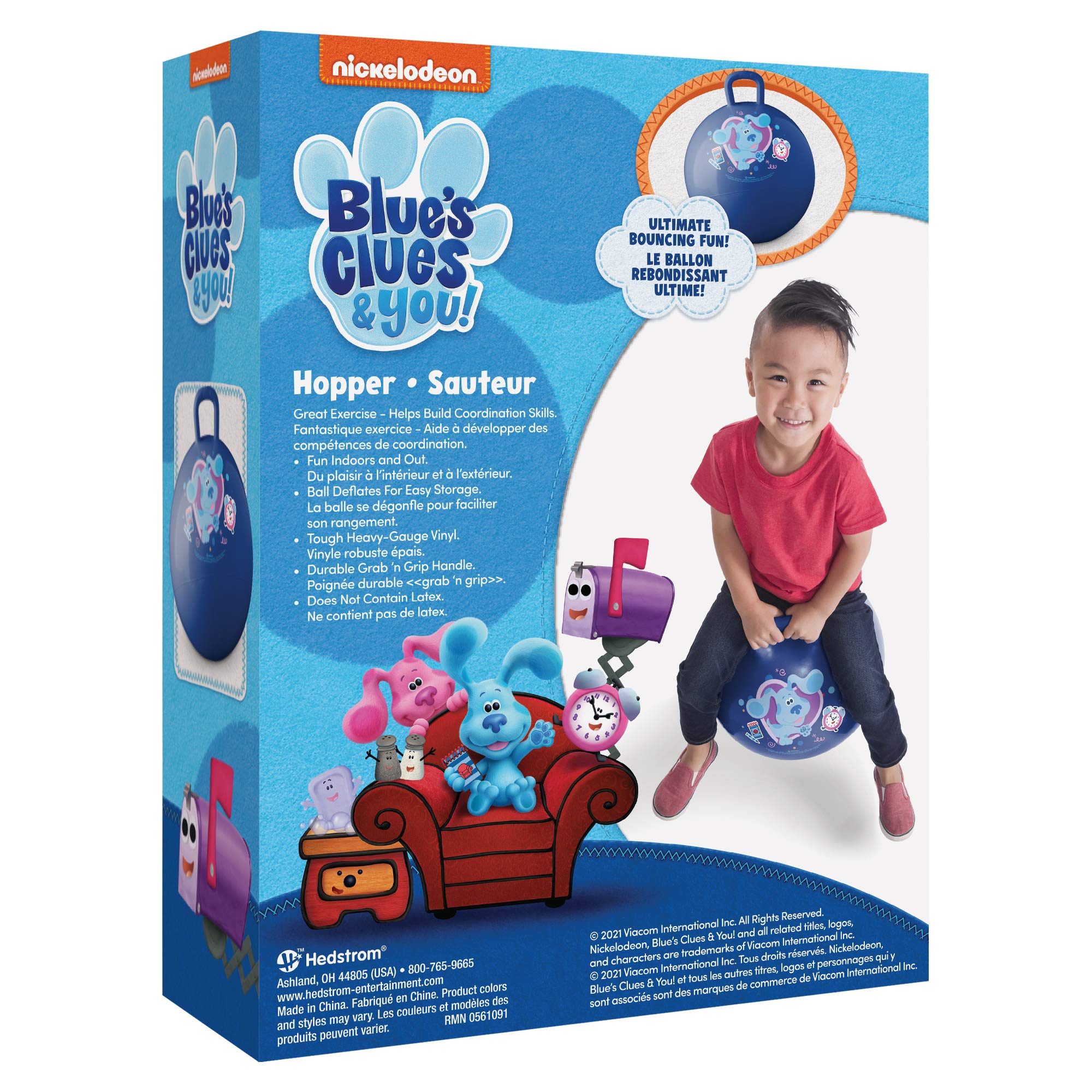 Hedstrom Blue's Clue and You 15-Inch Hopper Ball for Kids