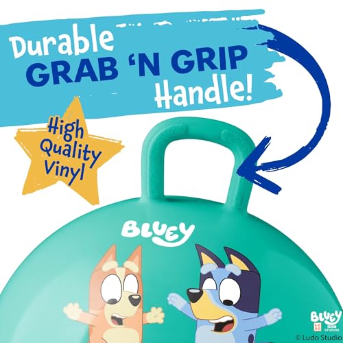 Hedstrom Bluey 15-Inch Hopper Ball – Kids' Jumping Ball for Active Play