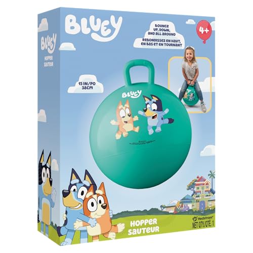 Hedstrom Bluey 15-Inch Hopper Ball – Kids' Jumping Ball for Active Play