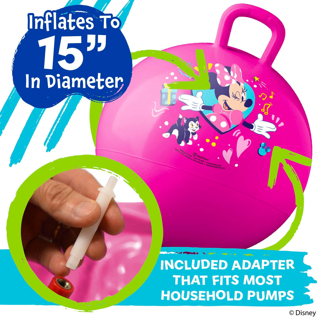 Hedstrom Minnie Mouse Hopper Ball – 15 Inch Jumping Ball for Kids