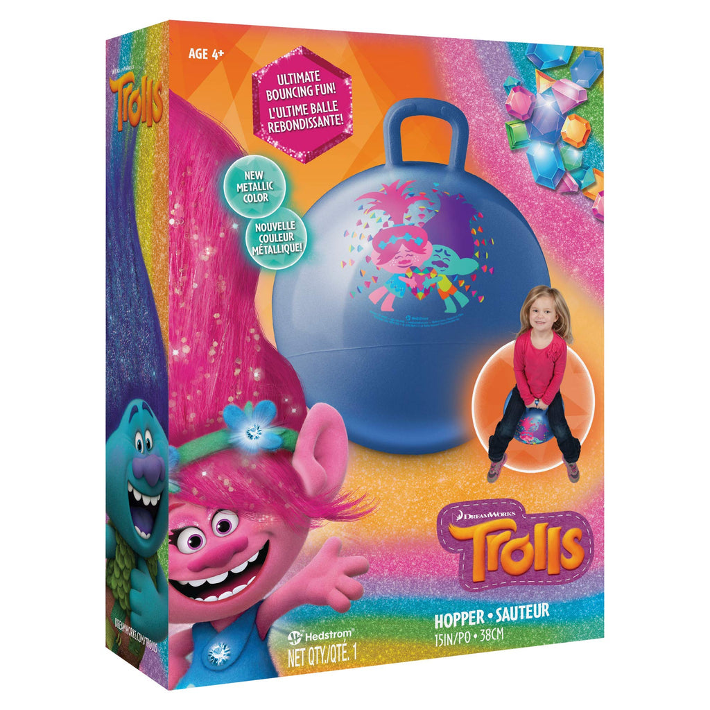 Hedstrom Trolls 2 Hopper Ball 15 Inch - Kids Hop Ball for Active Play