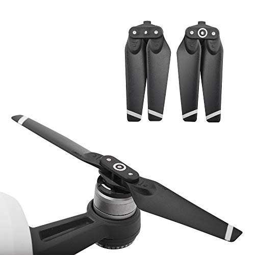 HeiyRC 8-Pack Quick-Release Folding Propellers for DJI Spark (4 CW + 4 CCW) - Model 4730F