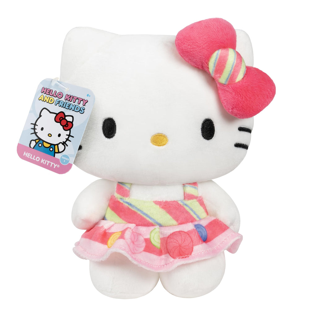 Hello Kitty Candy Wonderland Plush - 8-Inch Officially Licensed Sanrio Plush by Jazwares