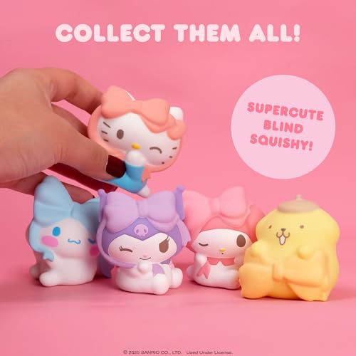 Hello Kitty & Friends Lovely Ribbon Series Blind Capsule Squishy Toy - 1 Random Design