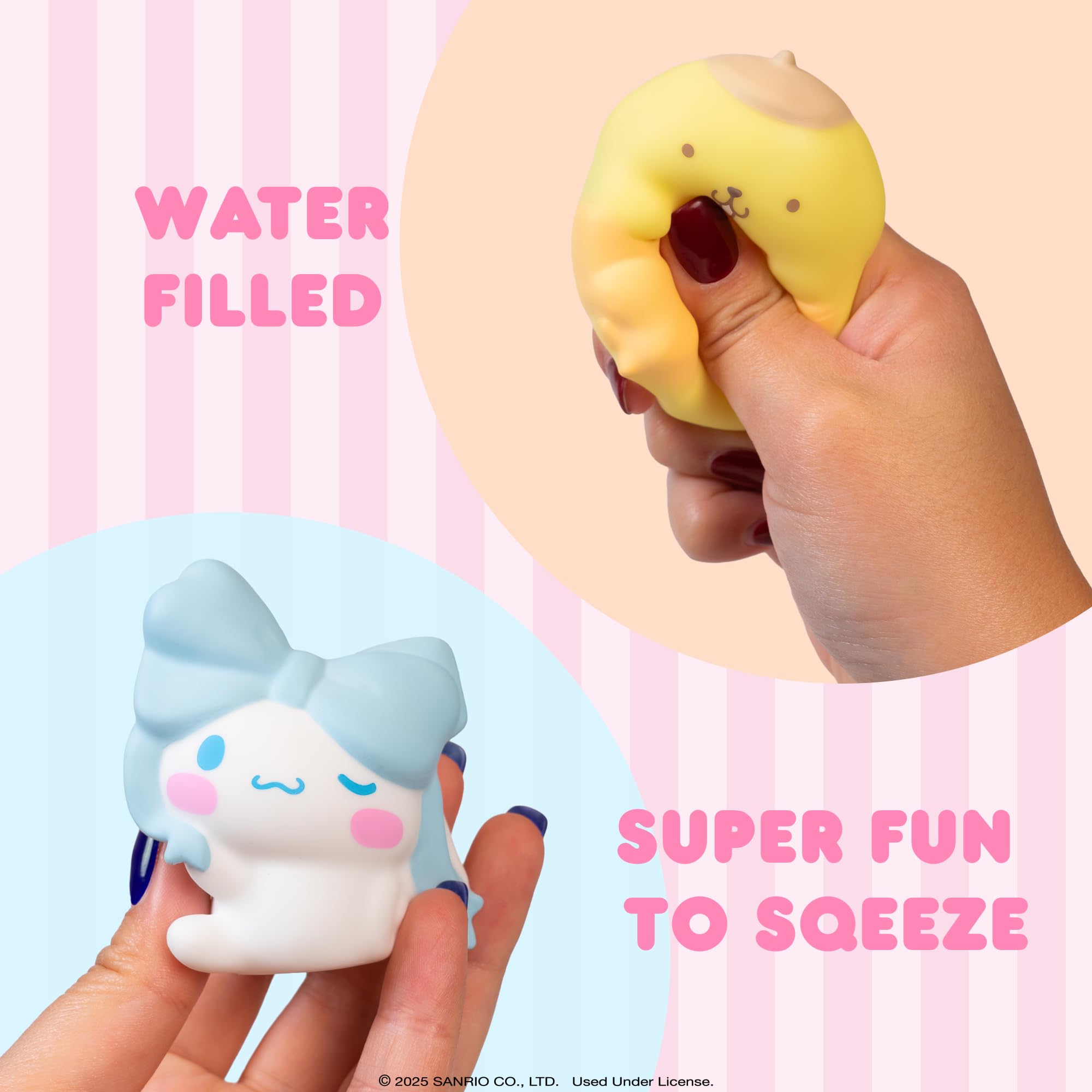 Hello Kitty & Friends Lovely Ribbon Series Blind Capsule Squishy Toy - 1 Random Design