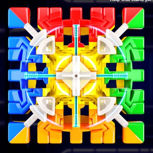 HELLOCUBE Meilong 7x7x7 V2 Speed Cube – Stickerless Magnetic 7×7 Puzzle
