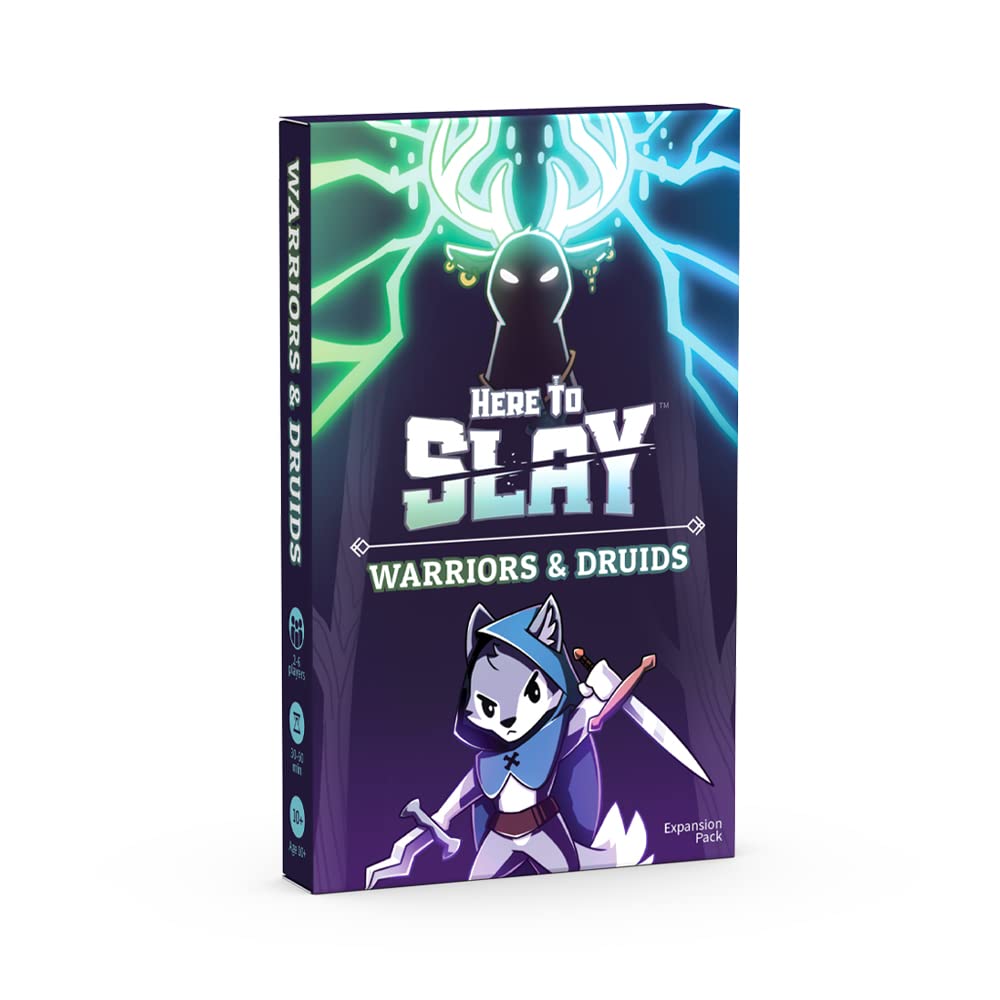 Here to Slay Warriors & Druids Expansion Pack – Add Warrior and Druid Classes to Your Base Game