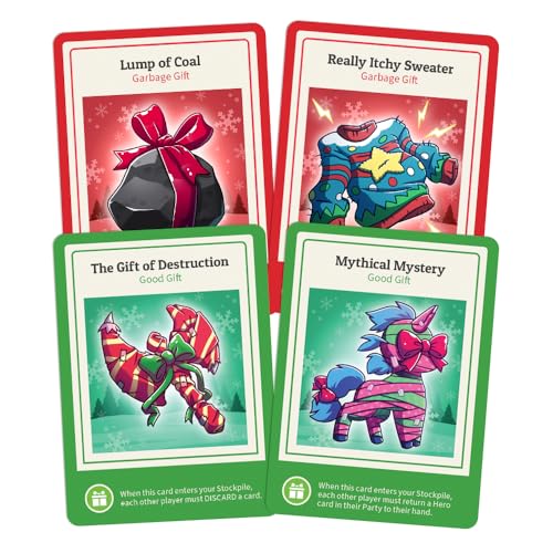 Here to Sleigh Holiday Expansion Pack for Here to Slay – 20 Cards, Gift Win Condition