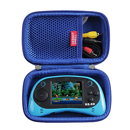 Hermitshell Hard Travel Case for EASEGMER Kids Handheld Game Console (Blue) - Protective Storage