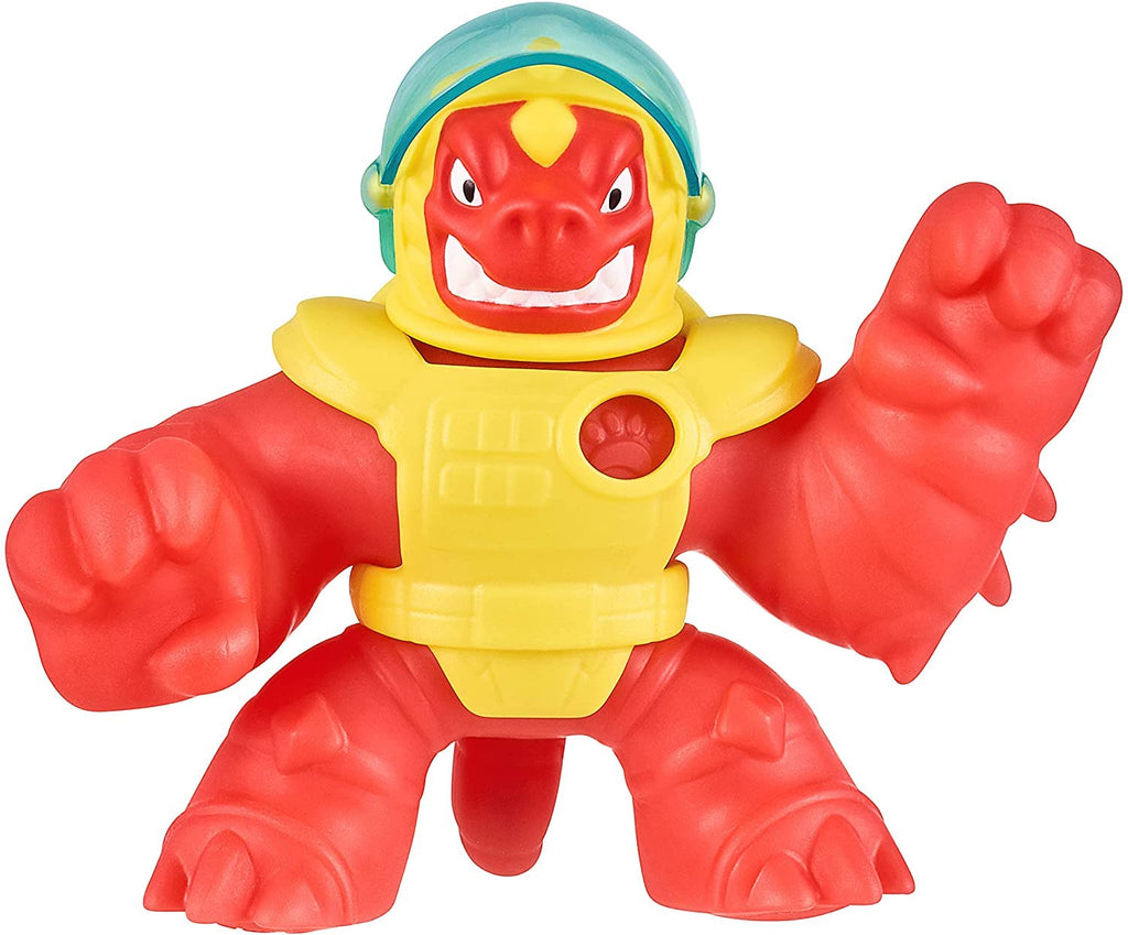 Heroes of Goo Jit Zu Galaxy Attack Solar Blast Blazagon Action Figure - Stretchy Goo Toy with Visor Flip