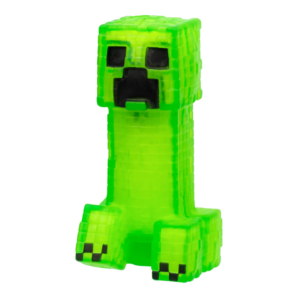 Heroes of Goo Jit Zu Minecraft Creeper Stretchy Figure – Super Crunchy Goo with Hidden Gunpowder Piece