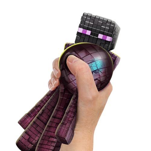 Heroes of Goo Jit Zu Minecraft Enderman Stretchy Figure with Hidden Ender Pearl, Stretches 3x Size
