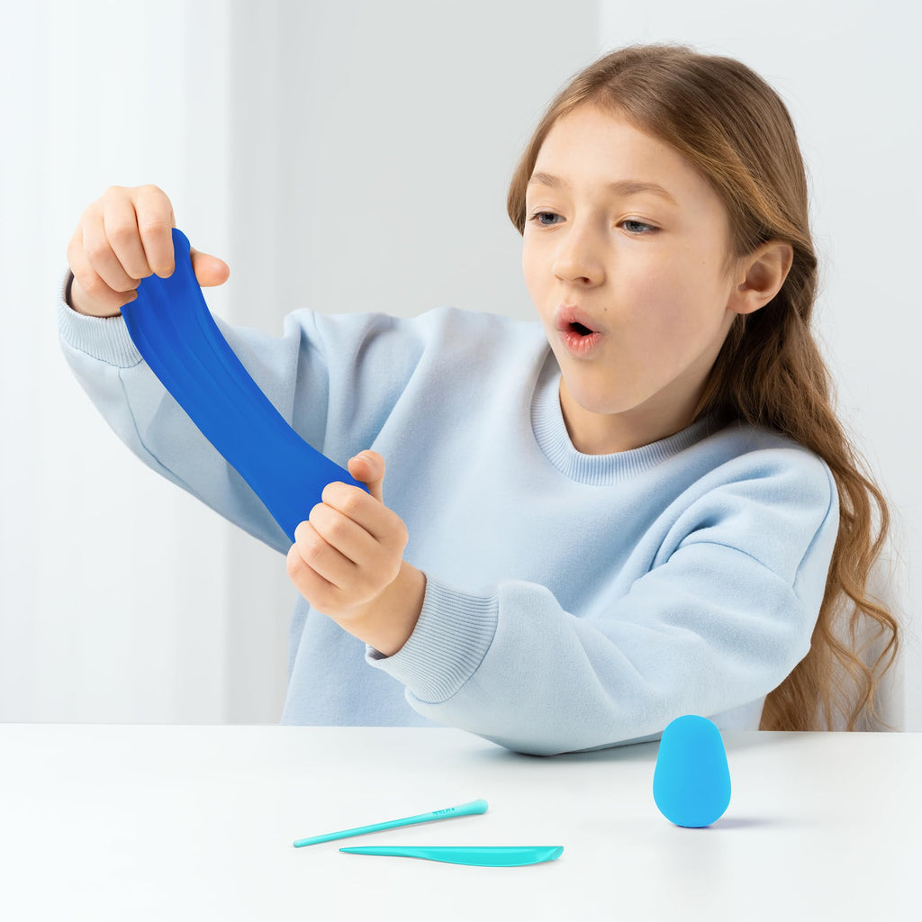 HEY CLAY Bluey & Friends Bingo Air-Drying Clay Kit – 5 Cans Non-Toxic Modeling Clay for Kids Ages 3+ with Interactive App