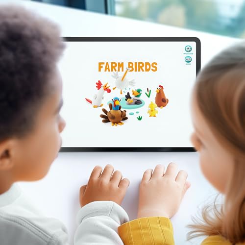 HEY CLAY Farm Birds Air Dry Clay Set – 6 Cans with Interactive App for Ages 3+