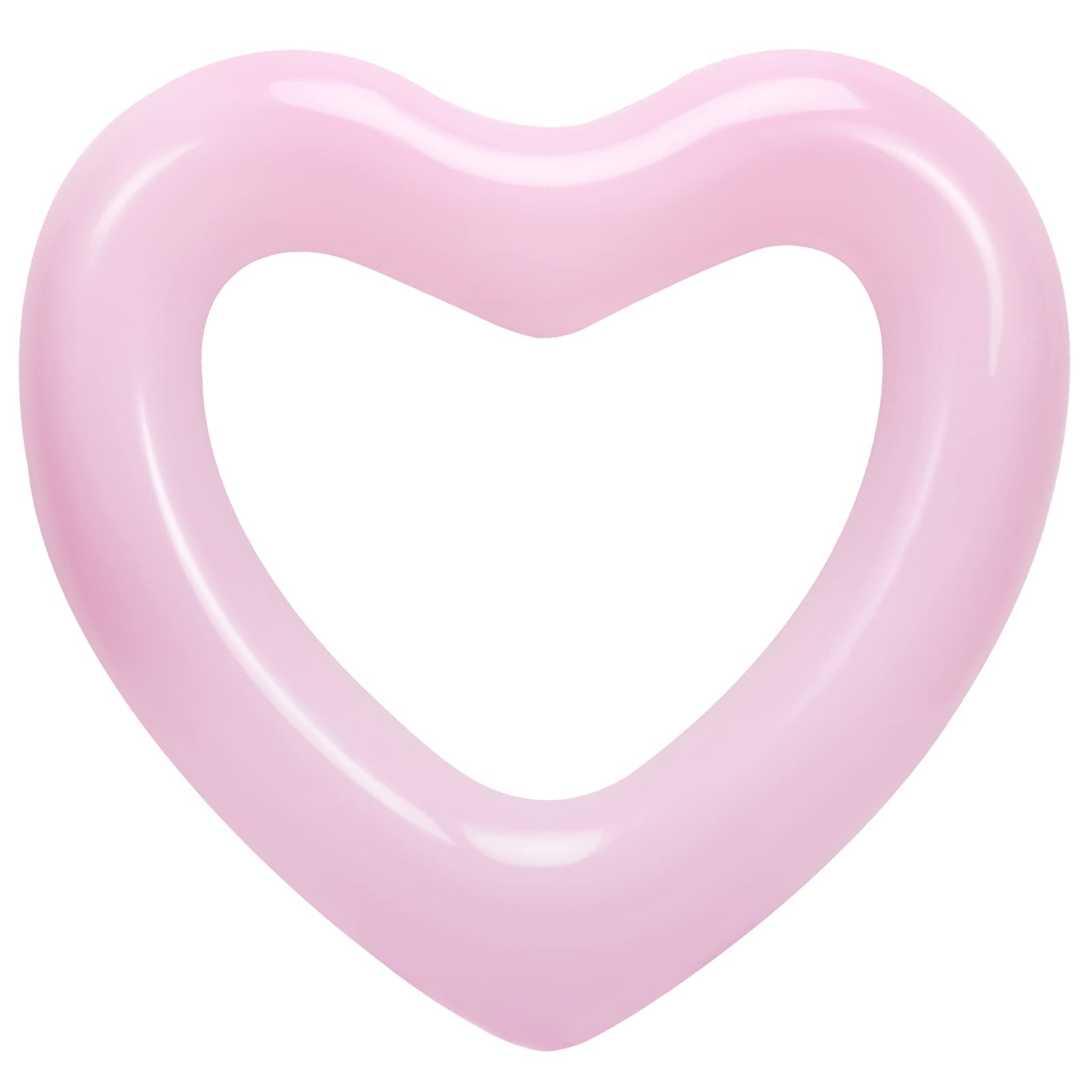HeySplash Heart-Shaped Pool Float for Adults – 2-Pack Inflatable Pool Tubes, 110 cm, Supports Up to 200 kg
