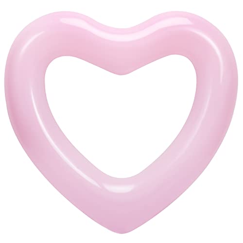HeySplash Heart-Shaped Pool Float for Adults – 2-Pack Inflatable Pool Tubes, 110 cm, Supports Up to 200 kg