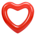HeySplash Heart-Shaped Pool Float for Adults – Inflatable Glitter Ring, 47x39 Inches, Supports 440 lbs