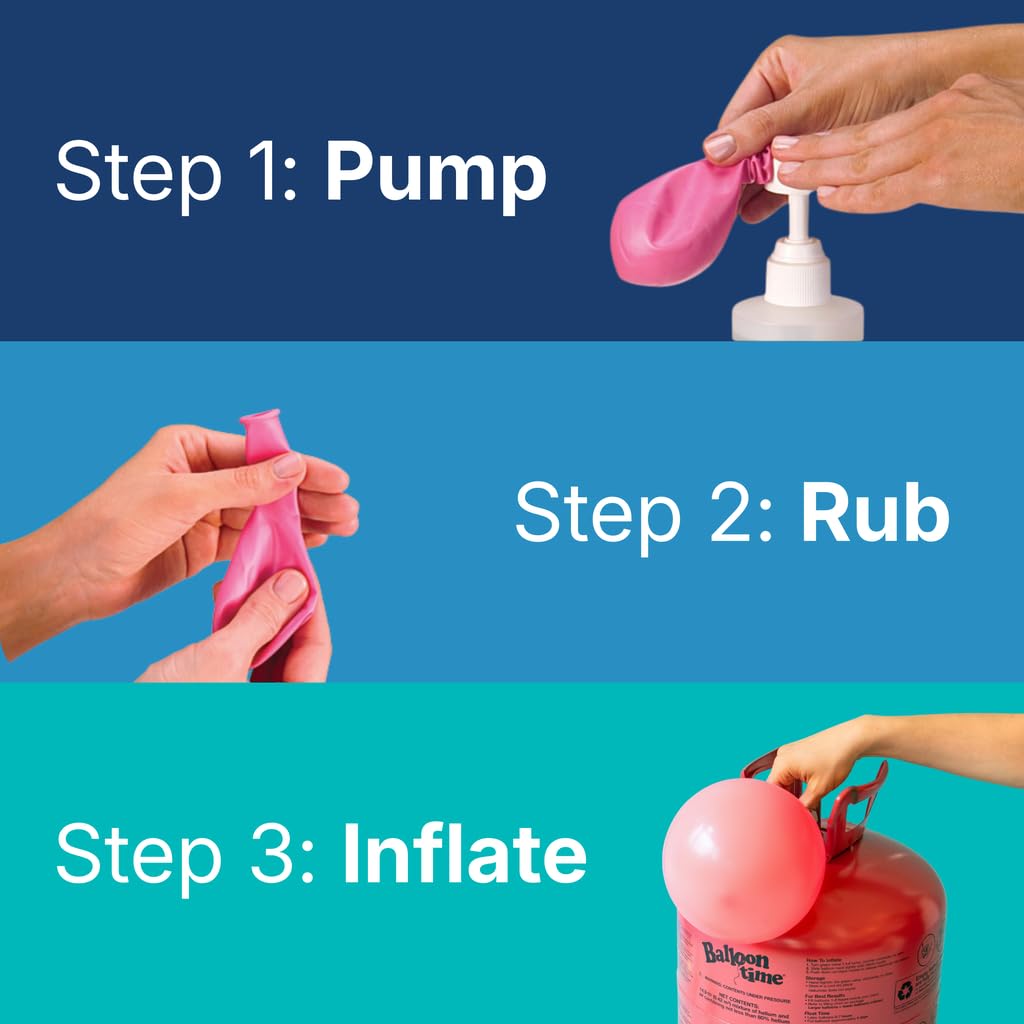 HI-FLOAT ULTRA Balloon Treatment with Pump - 5 oz - Extends Helium Float Time Up to 25x for Latex Balloons