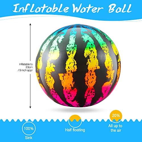 Hiboom Swimming Pool Diving Balls – Underwater Water-Filled Balls for Teens & Adults (9-Inch, Multi-Color)