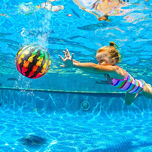 Hiboom Swimming Pool Diving Balls – Underwater Water-Filled Balls for Teens & Adults (9-Inch, Multi-Color)
