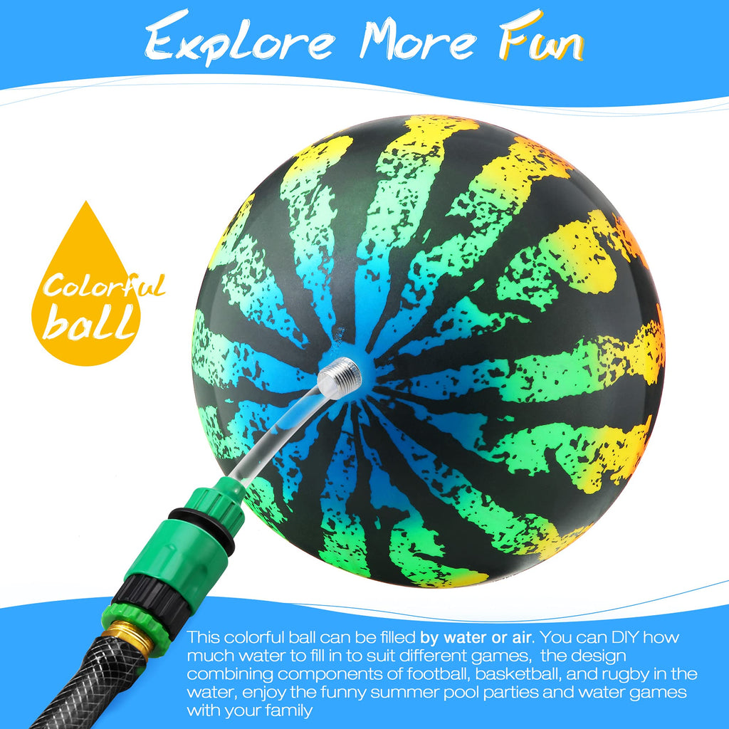 Hiboom Swimming Pool Diving Balls – Underwater Water-Filled Balls for Teens & Adults (9-Inch, Multi-Color)