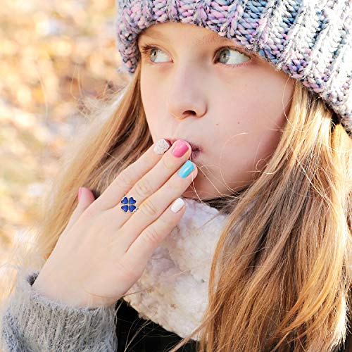 Hicarer 15 Pack Mood Rings for Kids – Adjustable Color Changing Rings, Party Favors & Goodie Bag Fillers
