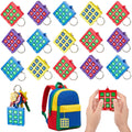 Hicarer 16-Pack Mini Tic Tac Toe Keychains – Party Favors, Classroom Prizes, Travel Games for Kids 3-12