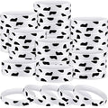 Hicarer Cow Print Rubber Slap Bracelets - 48 Pack, Silicone Western Party Favors