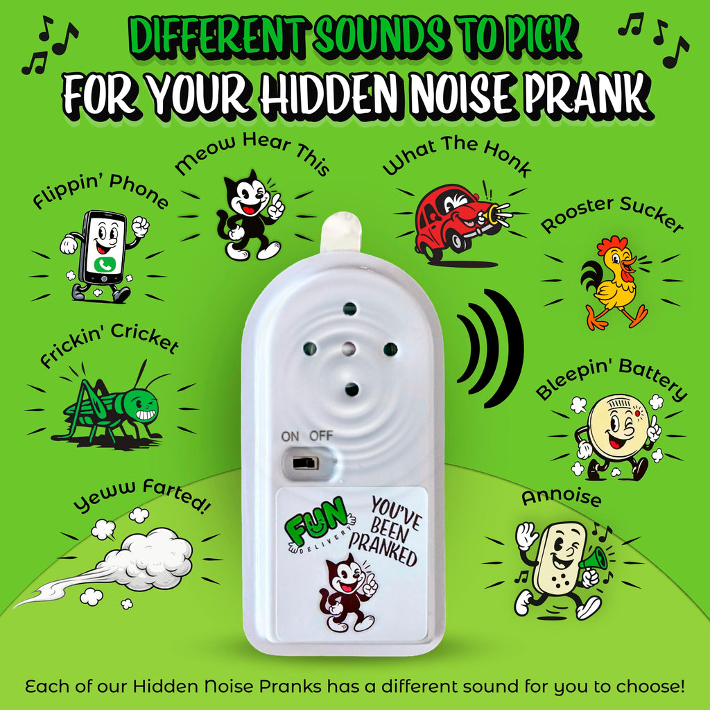Hidden Cat Prank Noise Maker – Realistic Meowing Sound Device for Office Pranks & Gags