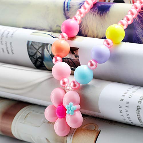 Hifot Kids Plush Jewelry Set with Handbag – Princess Dress-Up Set for Girls 3-8