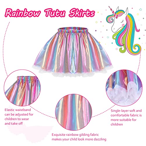 Hifot Unicorn Costume for Girls – Tutu Dress with Wings and Headband Set