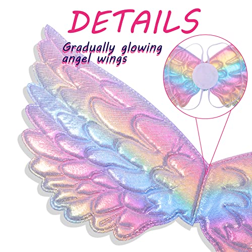 Hifot Unicorn Costume for Girls – Tutu Dress with Wings and Headband Set