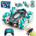 Highmall 1:16 Scale Gesture Sensing RC Stunt Car - 15 KM/H, 4WD, LED Lights, 2.4GHz, for Ages 8-13
