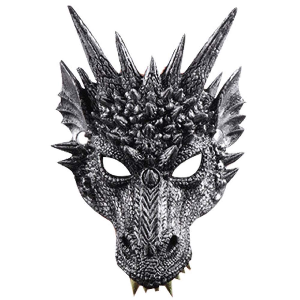 Himine Dragon Head Mask – Lightweight Cosplay Mask for Halloween Parties