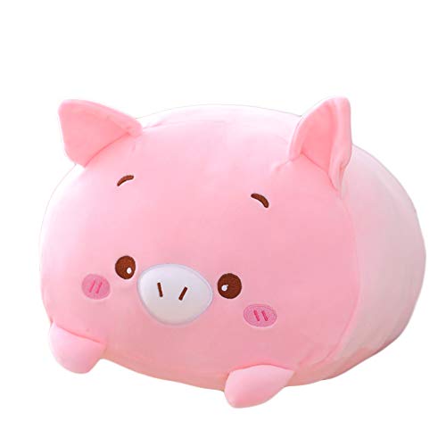 Hitoshe 8-Inch Pink Pig Plush Stuffed Animal – Soft Cuddle Toy for Kids