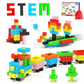 Hiwawind 40pc Magnetic Cubes: Safe STEM Building Blocks for Kids Ages 3-6 with Satisfying Click Sounds