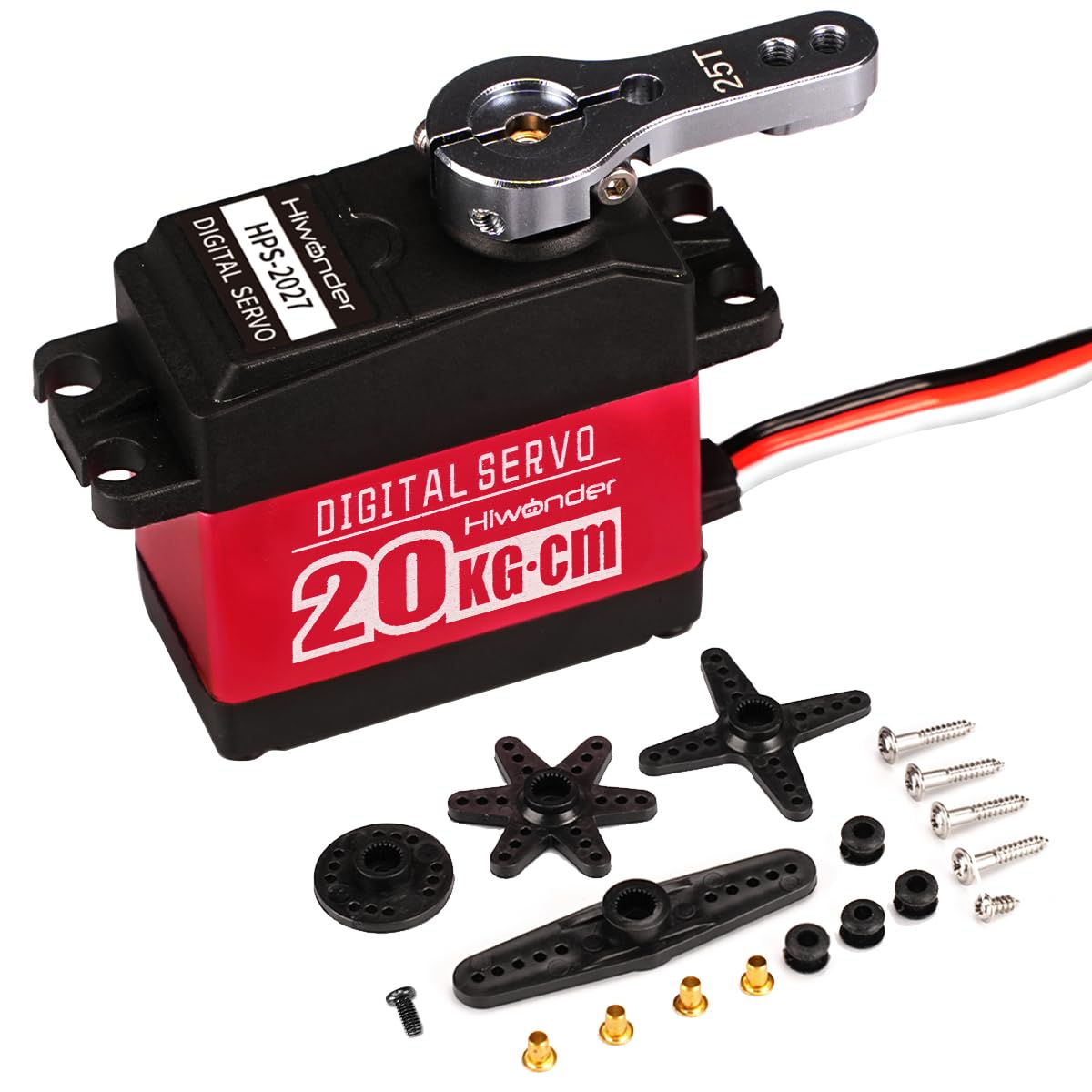 Hiwonder HPS-2027 20KG High Torque Digital Servo 270° Rotation Waterproof Full Metal Gear