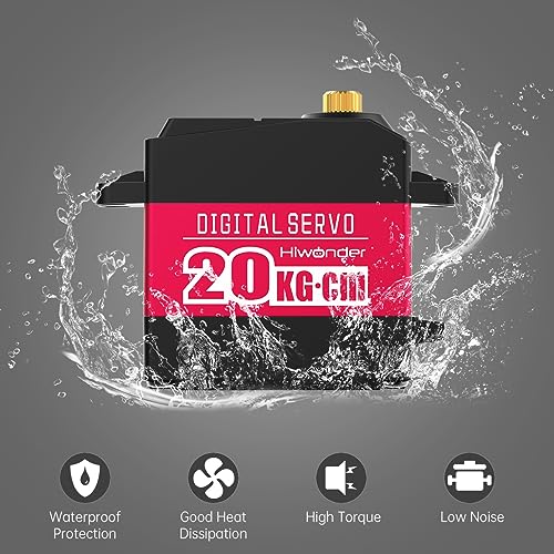 Hiwonder HPS-2027 20KG High Torque Digital Servo 270° Rotation Waterproof Full Metal Gear