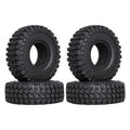 Hobbypark 1.0 Soft Rubber Rock Crawler Tires for 1/18 TRX4M and SCX24 – 4 Pack (52x20mm)