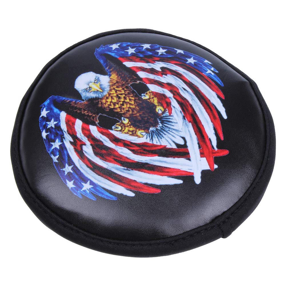 HobbyPark 1/10 Scale Spare Tire Cover for RC Crawler - Red Aluminum Alloy for 1.9 inch Tires
