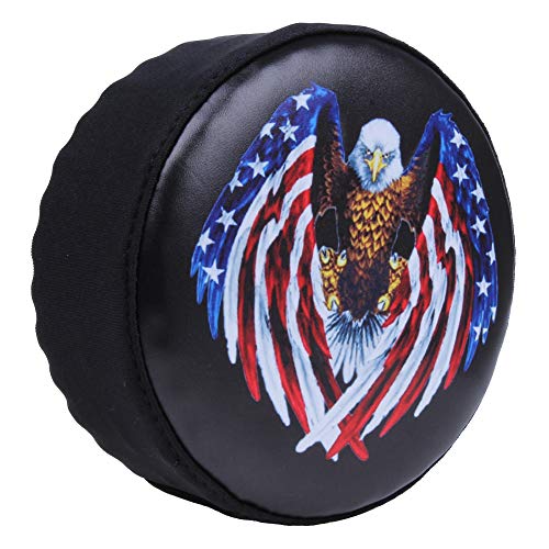 HobbyPark 1/10 Scale Spare Tire Cover for RC Crawler - Red Aluminum Alloy for 1.9 inch Tires