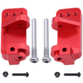 Hobbypark Aluminum Alloy Caster Blocks for 1/10 Traxxas 2WD Slash, Stampede, Rustler - Replacement Part 3632 (Red)