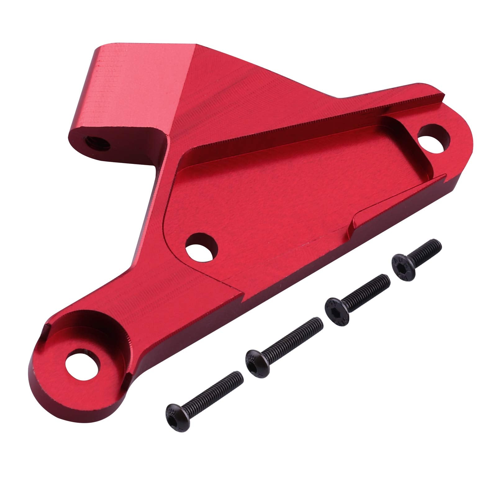 Hobbypark Aluminum Panhard Mount Set for Axial SCX10 III AXI03007 RC Crawler (Red)