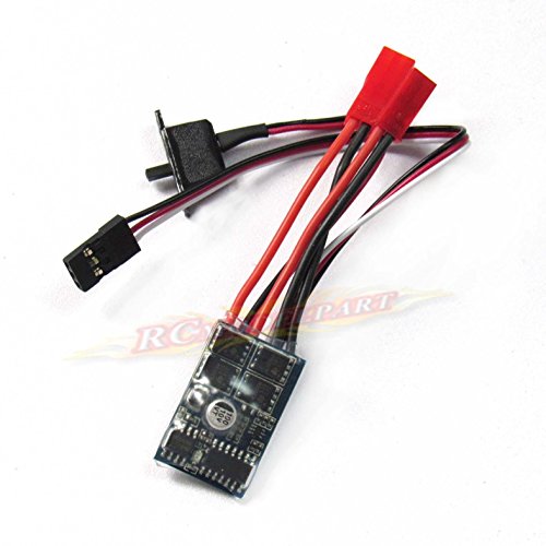 Hobbypower 10A Brushed Motor Speed Controller for RC Car/Boat – No Brake